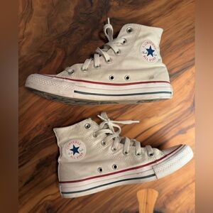 High Top white Converse